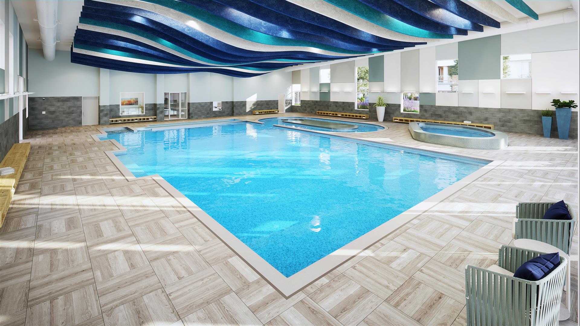 Indoor Pool at CC Young senior living