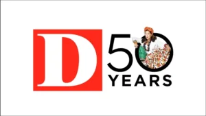 D Magazine 50 Years Logo